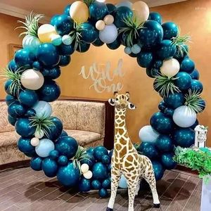 Party Decoration Green Balloon Arch Kit Garland Wedding Matte White Spheres Summer Forest Birthday Baby Shower