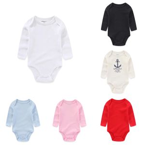 Pezzi Kiddiezoom Spring Autum1 PCs Solid UNISEX LUSCHI BASCHI BODY BODYSUIT