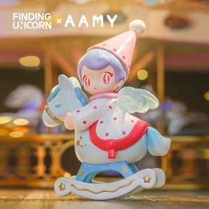 Trovare unicorno aamy clockwork Toy City Series Blind Box Manga Manga Kawaii Action Figures Mystery Birthday Gift Kid 240416