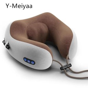 Massager Multifunctional Electric Neck Massager U Shaped Pillow Shoulder Cervical Massager Travel Home Car Relax Massage Pillow 20#5