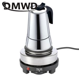 Aparelhos mini aquecedor de café elétrico moka fogão a forno panela multifuncional aquecimento de café expresso de mocha plate hot water café queimador de leite