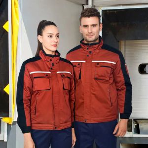 Jacken Neue Winter reflektierende Arbeit Kleidung Männer Frauen warme Jacke gepolstert dicker Maschinenreparatur Workshop Mantel tragen resistente Uniform