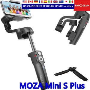 Gimbal Moza Mini s akıllı telefon Gimbal Onebutton Zoom Nesne İzleme İPhone/Huwei/Samsung/Xiaomi için Katlanabilir 3 Eksen Stabilizatör