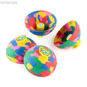 Decompression Toy Half Side Bouncing Bowl Fidget Toys Camouflage Bounce Ball Pop Ups Toy UFO Spinning Toy Stress Relief Toy Gift for Adult Kids d240424