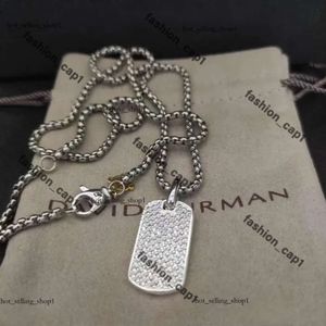 Fashion DY Men's Necklace David Yurma Necklace for Woman Designer Jewelry Silver Vintage X Shaped Mens Luxury Jewelry Women Man Boy Lady Gift Party High Quality 702