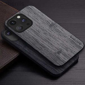 Cell Phone Cases Case for iPhone 15 14 13 12 11 Pro Max Mini XR X XS Max 7 8 Plus funda bamboo wood pattern Leather cover Luxury coque case capa d240424