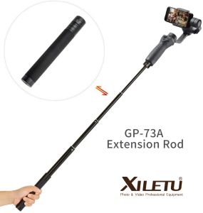 Gimbal Xiletu Gp73a Handheld Adjustable Extension Rod, Retractable Stick, Telescopic Collapsible for Gimbal Stabilizer
