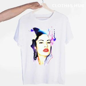 Damen-T-Shirt Selena Quintanilla T-Shirts Mode Männer und Frauen Tops T-Shirt Kurzarm Unisex T-Shirt 240423