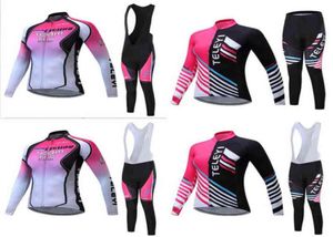 MEN039S Trailsuits Frauen 2022 Winter Wärme Fleece Radsportfahrradkleidungskit Frauen Bike MAillot Damen Tops Bib Broek 9873492306