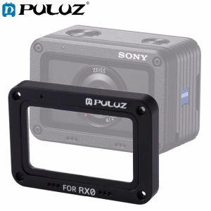 Sony RX0 /RX0 II Alüminyum Alaşım Alevi için Kameralar Puluz+Temperli Cam Lens Koruyucu Vidalar ve Sony RX0 Aksesuarları