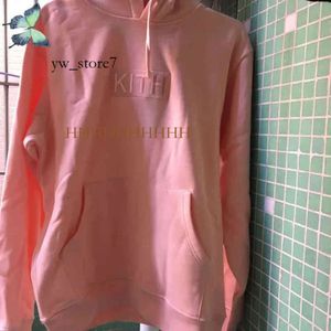 Kith Hoodies 24ss Loose Spring Clothes Hoodies Embroidery Kith Terry Hoody Mens Woman Top Quality Pullover Sweatshirts Original Tag Labelaqr Kith 2176