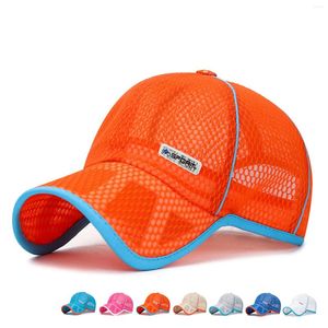 Wide Bim Hats Jugendgröße Kinder Mesh Twill 6 Panel Trucker Hut Baseball Cap Fedora für Männer