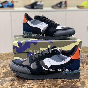 Men's New Designer Sneakers Shoes Trainer Board Shoe Star Low Top Mesh Leather Lace Up Round Head Casual Fashion Flat Heels