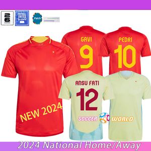 2024 Hiszpania Sergio Azpilicueta piłka nożna Drużyna narodowa Ferran Canales Ansu Fati Koke Morata Men Kit Kit Football Shirts Eurocup Espana futbol mundury