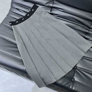 Summer Dress Tennis Skirt Luxury Womens Designer Clothing Cotton Letter Solid Color Short Petticoat High-waisted Elastic Webbing Casual Preppy Style Women Skirts