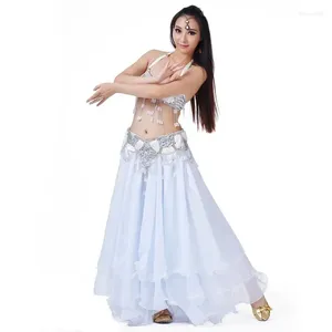 Stage Wear Performance Costumes Oriental Belly Dancing Clothes Suit Bead Bra&belt&Skirt Dance Costume Set Danza Del Vientre