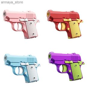 Gun Toys Anti-Stress Mini Guns Toy Sensory Guns Decompression Fidgets Guns Toy for Kids Student Anxiety Reliever ToyL2404