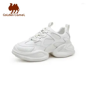 Casual Shoes Goldencamel Summer Breattable Chunky Sneakers for Women Vulcanize Fashion Dad Platform Female