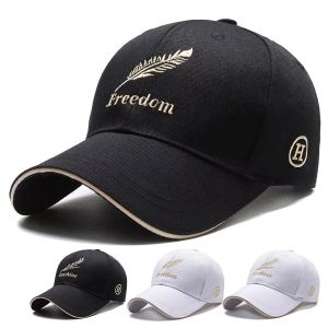 Softball Spring New Baseball Cap Men'S Wheat Ear Embroidered Baseball Cap Women'S Polyester Cotton Tide Shade Sunscreen Cap