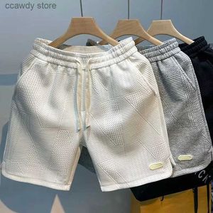 Mäns shorts herrar sommarrock tunna byxor ma casual lös shorts fast färg sport strandkläder mode h240424