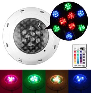 9W RGB LED Havuz Işığı 12V LED Sualtı Çeşmesi IP67 Yüzme Havuzu Uzaktan Kumanda Havuz Aydınlatma Funta4364079