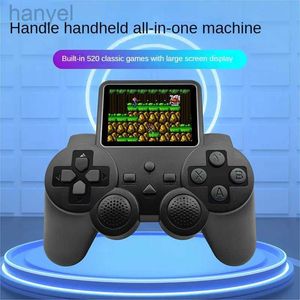 Game Controllers Joysticks S10 Handheld Game Console 520 Handle Handheld All-in-one Nostalgic Retro Arcade Single and Double Home Game Console Controller d240424