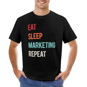 T-shirt de marketing engraçado de pólo masculino Tamanhos de verão Plus Tamanhos Tees Roupas estéticas grandes e altas camisetas para homens