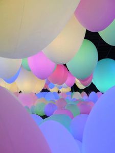 Party Decoration Inflatable Ballons LED Colorful Light Large Ball Air