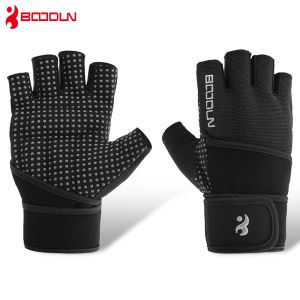 Подъем Boodun Мужчины Женские гимнастические перчатки CrossFit Fitness Gloves Распространение браслета бодибилдинг штанги