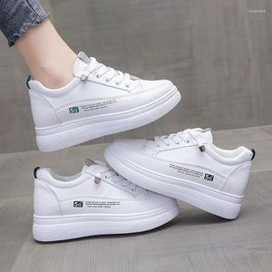 Casual Shoes platforma Kobiety Sneakers Lady Gruby Sole Walking 2024 Spring Lace Up Sport Travel Mujer