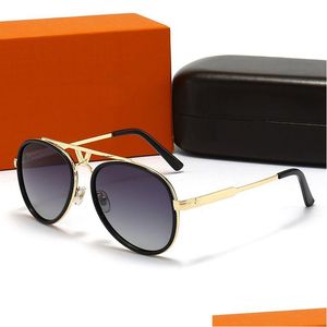 Solglasögon Mens Designer Fashion Luxury Sun Glasögon för män Kvinnor med originalfodral Box 0948 Drop Delivery Accessories DHCRV