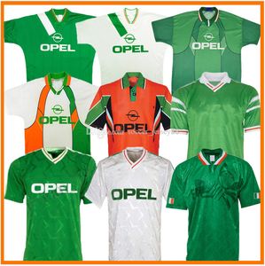 Keane Retro Futbol Formaları 88 90 92 94 96 97 98 1990 1992 1994 1996 1997 1998 İrlandalı McGrath Futbol Gömlek Tekdüzen Vintage Vintage Maillot Jersey Ire1ands Camiseta de Futebol