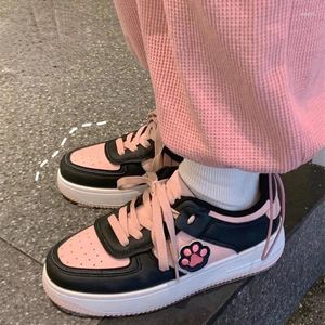 Повседневная обувь для женщин в японской модной платформе весна лето спортивные спортивные состязания милые сладкие кроссовки