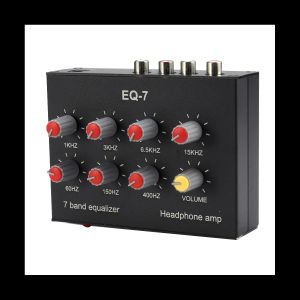 Amplifier EQ7 Car Audio Headset Amplifier 7Band EQ Equalizer 2 Channel Digital Sound Equalizer