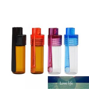 Бутылки с модной упаковкой оптом Colorf 36 мм 51 мм размер движения Акриловая пластиковая бутылка Snuff Snorter Dispenser Стеклянная таблет