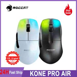 Möss Roccat Kone Pro Air High Performance Ergonomic Wireless Gaming Mouse, Black