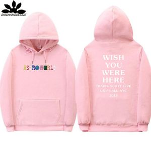 Fashion- WISH YOU WERE HERE hoodies fashion letter print Hoodie streetwear Man and woman Pullover Sweatshirt2714148