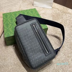 패니 팩 남자 버그 백 bumbag 벨트 가방 bumbags mens 패션 클래식 더블 레터 패턴 큰 용량 가죽 벨트 백