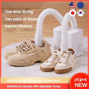220110V Shoe Dryer Electronic Timing Household Boot Activated Carbon Sterilization Deodorizing Shoes And Clothes 240415