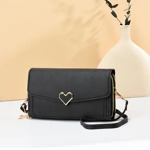 Bag Wallet Phone Korean Edition Mode multi funktionales Crossbody Small Square Vielseitige Retro One Schulterhandtasche