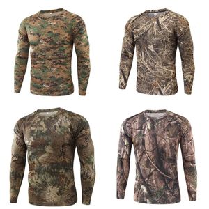 Tshirts Men's Retro Outdoor From Forest Camouflage 3D Printing Casual Long Sleeve Round Neck Hoodie Sport Pullover 230110