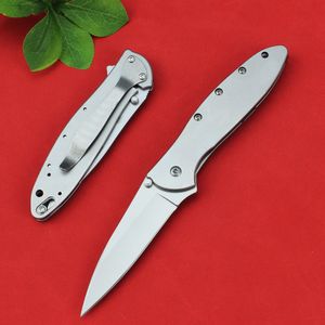 KS 1660 Assisted Open Flipper Klappmesser 8CR13Mov Titanium Blade Edelstahlgriff mit originaler Einzelhandelsbox