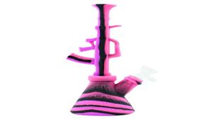 Top Teil Maschinengewehr Shisha -Rauchzubehör AK47 Becher Bongs Tragbarer Bubbler entfernbar und leicht zu reinigen DAB Rig241S1082802