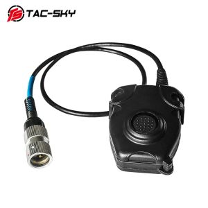 Accessoires Tacsky AN/PRC 148 152 152A Walkietalkie Modell 6Pin Militäradapter Taktisches Headset Accessoire Ptt PRC PTT