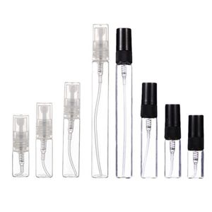 Wholesale Packaging Bottles Travel Size Mist Spray Perfume Bottle 2ml 3ml 5ml 10ml Refillable Glass Fragrance Atomizer Matte Surface Pump Sprayer