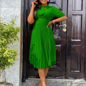 Casual Dresses Long Dress Green African Women's Ol Female 3XL