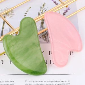 Massageador Novo Consin Natural Gua Sha Board Rose Guasha Racrager Rasgadores Ferramentas para Face Back Body Body Spa Ferramenta de massagem