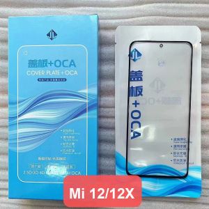 パネル5PCS ORIスクリーンフロントアウターガラスレンズXiaomi 13 12 Pro 11 10 Pro 12x Mix 4 Civi 2 Miミックスフォールド2タッチスクリーン