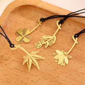 Piece Creative Metal Bookmark Page Marker Teacher Children Gift Stationery School Office Supply Lotus Flower