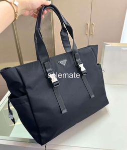 2024 Tote Bags Large Black Womens Shoulder Big Size Casual Totes Quality Nylon Crossbody Casual Bag Female Travel Shopper Computer Handbag